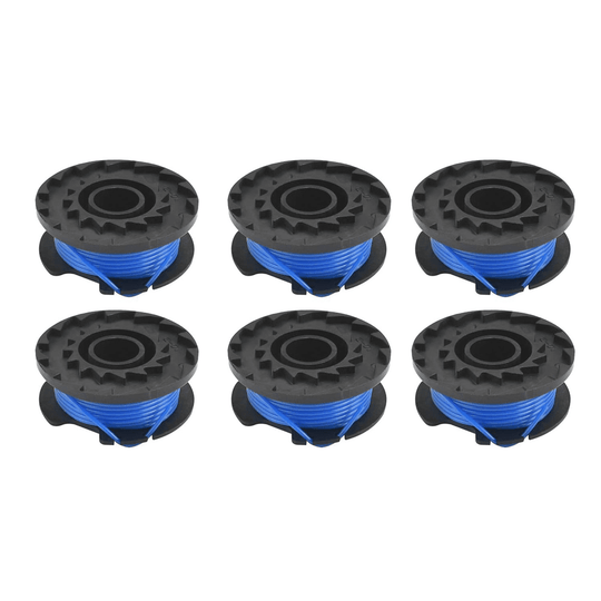 6pk Replacement Strimmer Spools