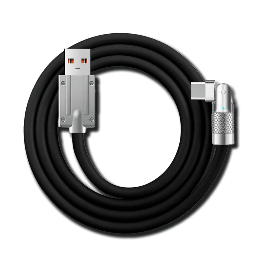 180cm 120W Fast Charge Cable - Type-C Black