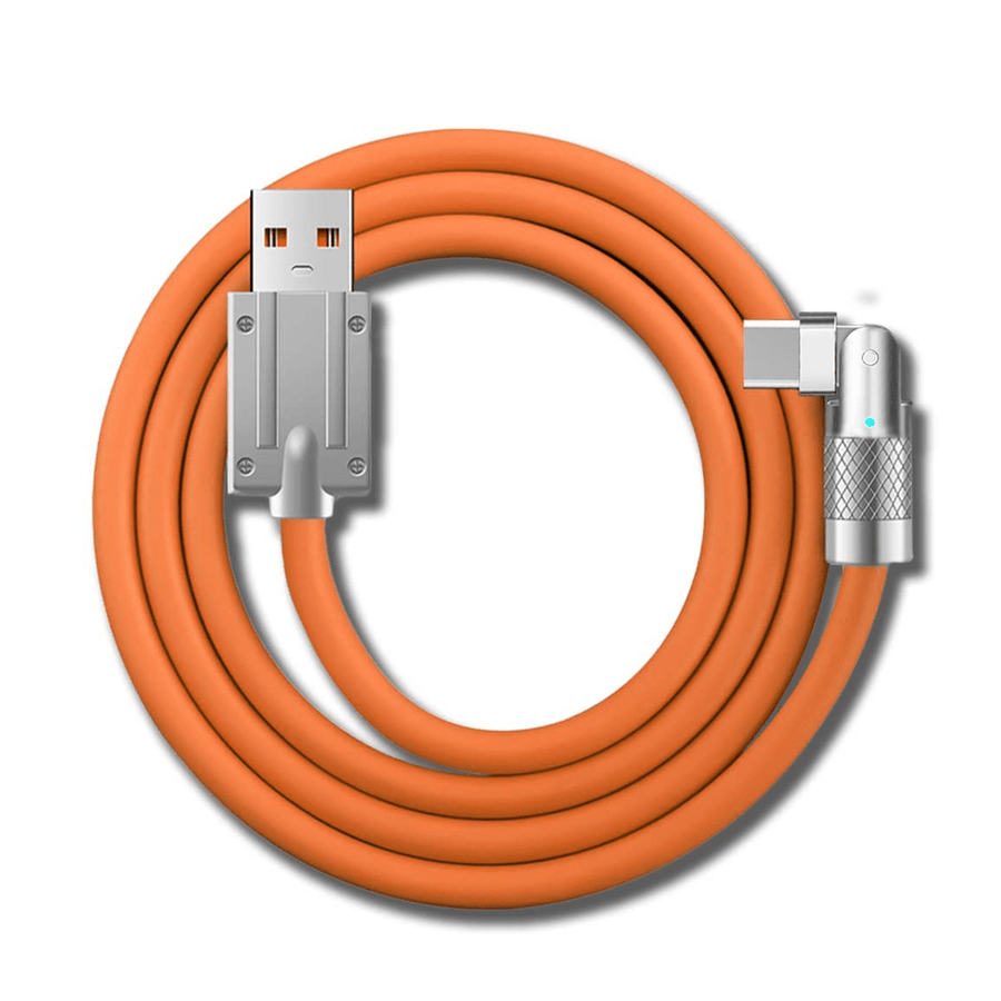 180cm 120W Fast Charge Cable - Type-C Orange