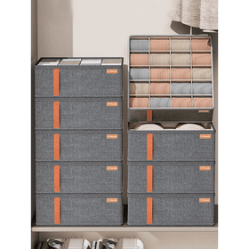 2pk 20-Cell Drawer Organizers for Storing Socks, Underwear, Ties