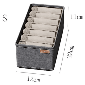 2pk 7-Cell Drawer Organizers for Storing Socks, Underwear, Ties