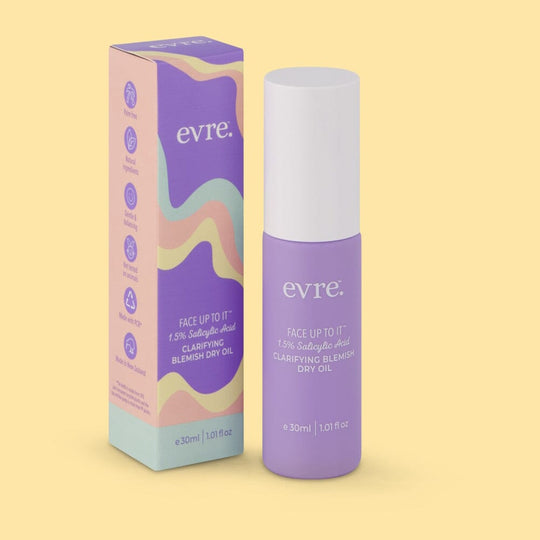 evre. Face Up To It Clarifying Blemish Dry Oil 30mL