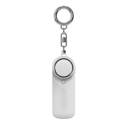 Safe Personal 130dB Self Defense Keychain Alarm - White
