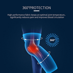 Long Knee Brace Compression Sleeve - Medium