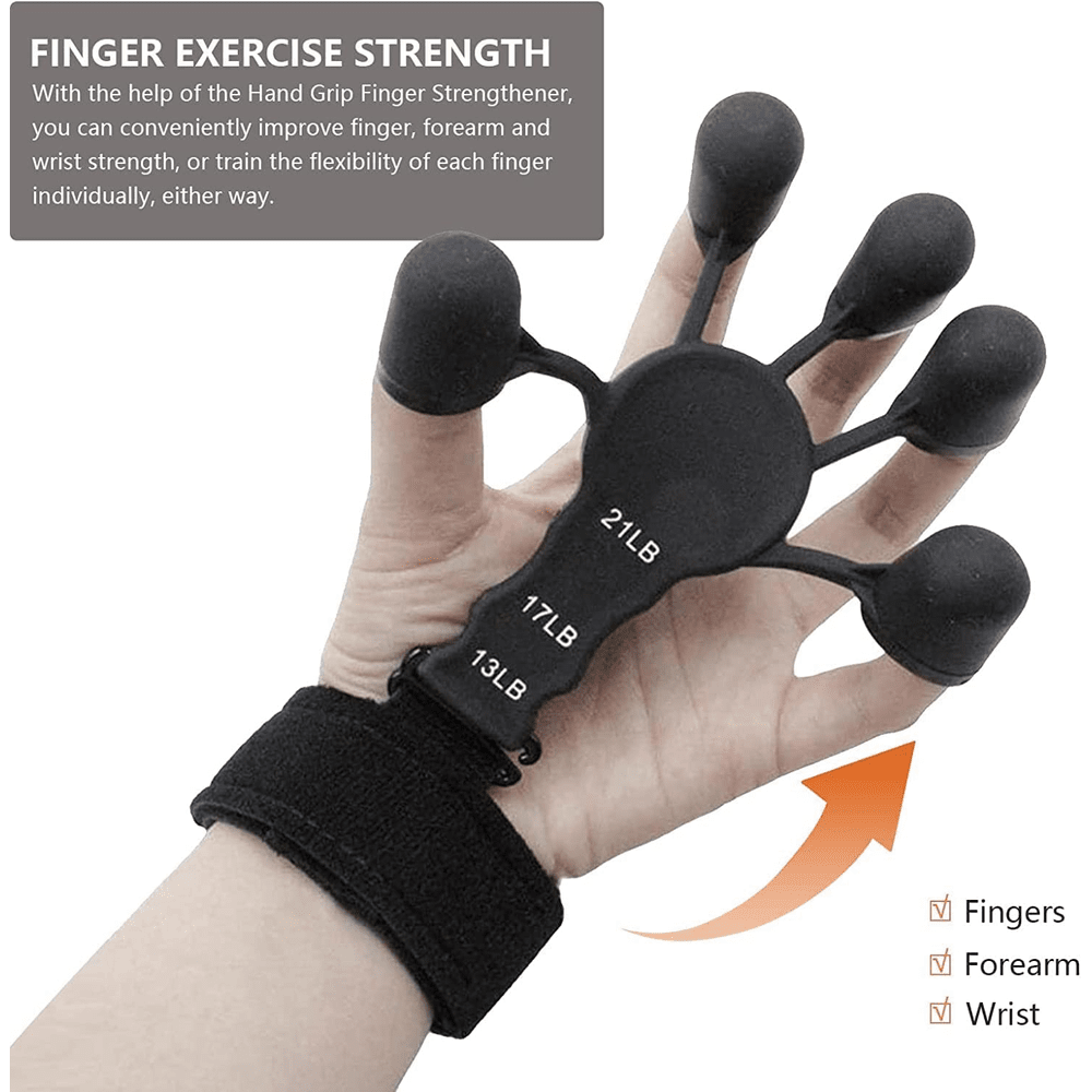 3 Resistant Level Finger Exerciser Finger Strengthener