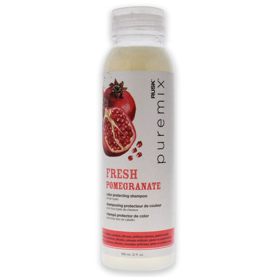 RUSK Puremix Fresh Pomegranate Color Protecting Shampoo 355mL