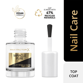 Max Factor MIRACLE PURE Nail Care - Plant Based & Vegan Top Coat