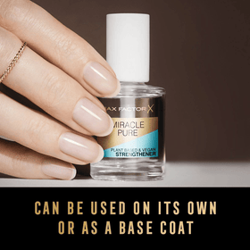 Max Factor MIRACLE PURE Nail Care - Plant Based & Vegan Strengthener