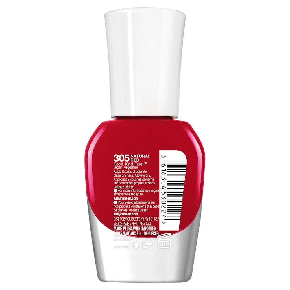 Sally Hansen good. kind. pure. Lasting Color - Natural Red