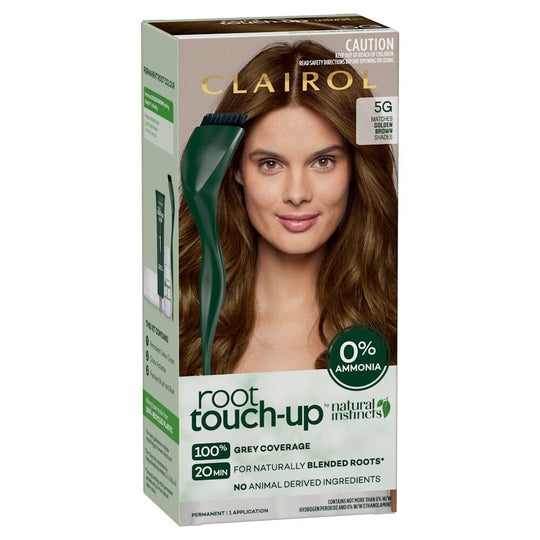 CLAIROL Natural Instincts root touch-up PERMANENT Hair Colour - 5G Golden Brown