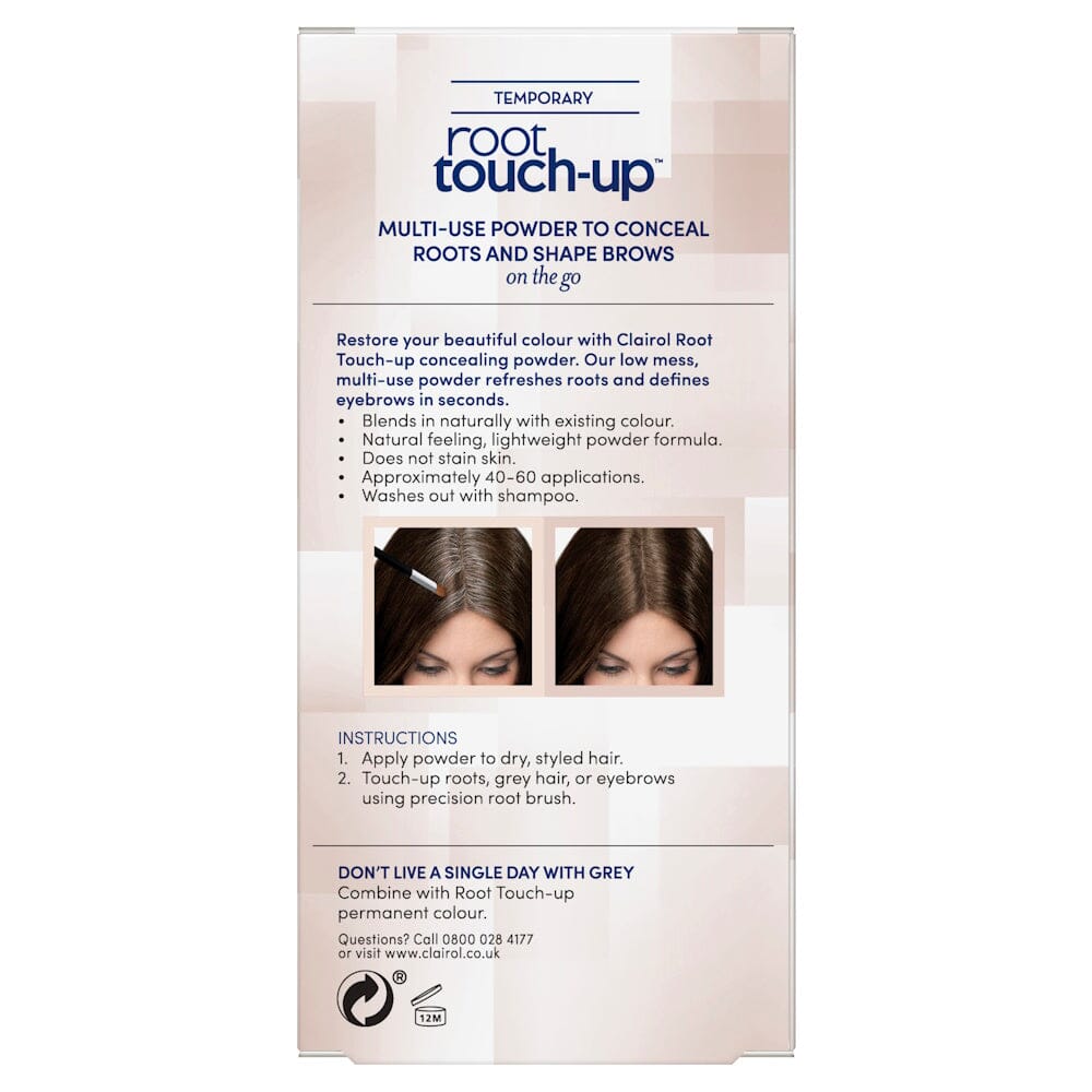 CLAIROL root touch-up TEMPORARY Concealing Powder - Dark Brown