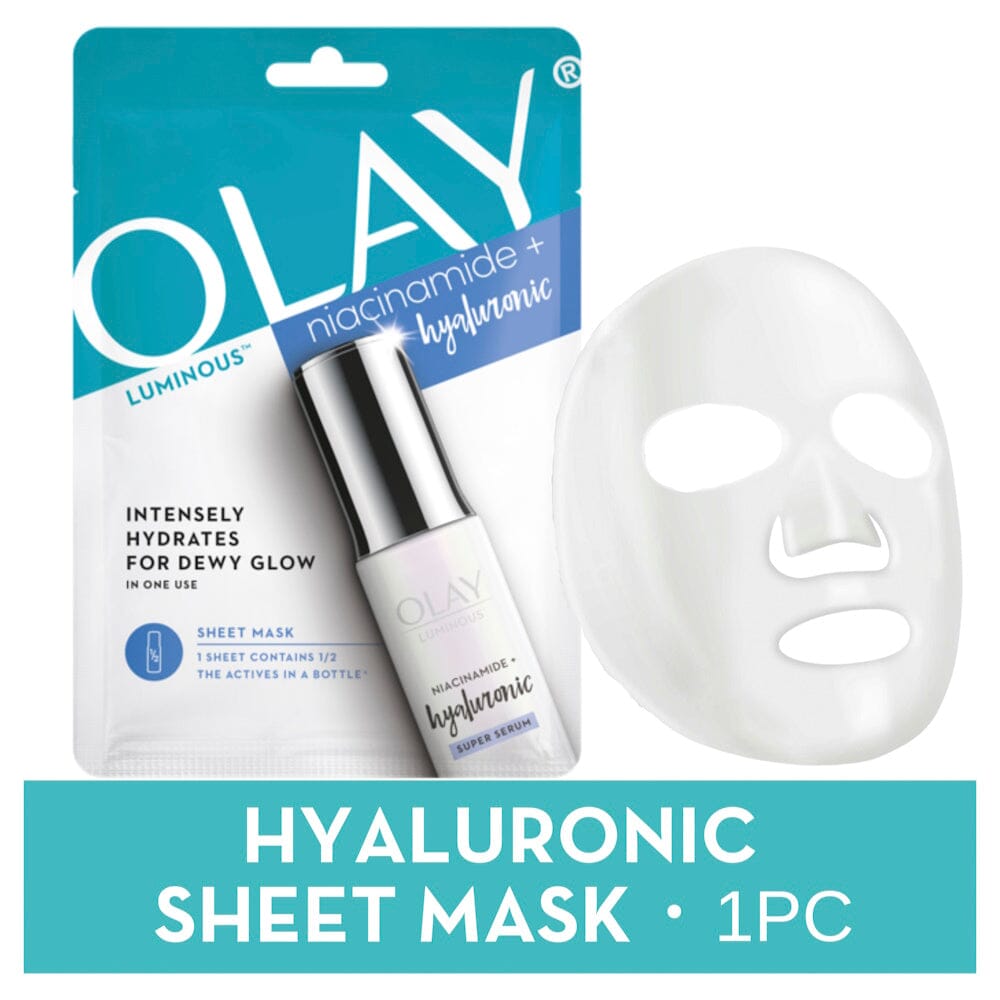 OLAY Luminous Niacinamide + Hyaluronic Sheet Mask