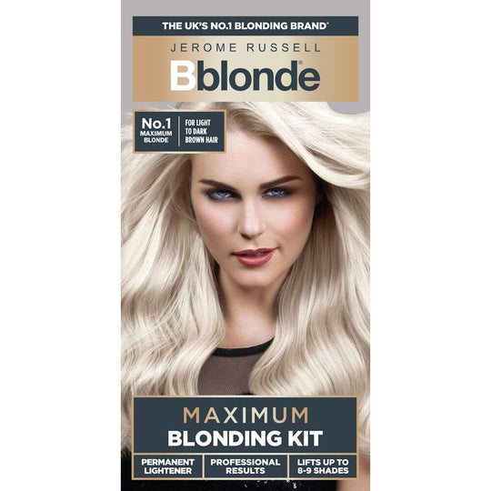 JEROME RUSSELL Bblonde PERMANENT LIGHTENER Maximum Blonding Kit No.1