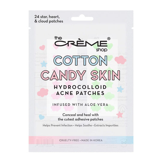 the CRÈME shop Cotton Candy Skin Hydrocolloid Acne Patches