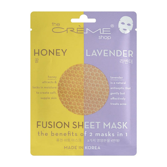the CRÈME shop Honey & Lavender Fusion Sheet Mask