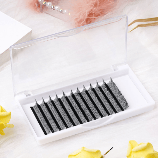 W Lashes Extensions D Curl Mixed Tray