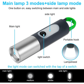 Rechargeable LED Flashlight and Camping Lantern Combo