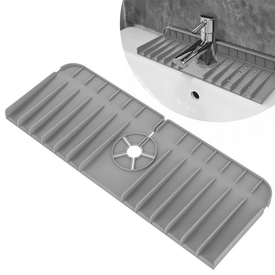 2pk Silicone Faucet/Sink Splash Guard Mat