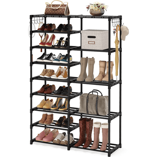 9+5 Tier Tall Shoe Rack Storage Shelf