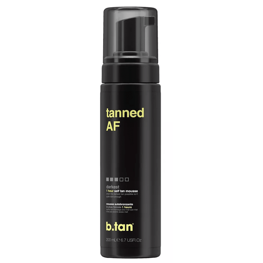b.tan 1 Hour Self Tan Mousse 200mL - tanned AF