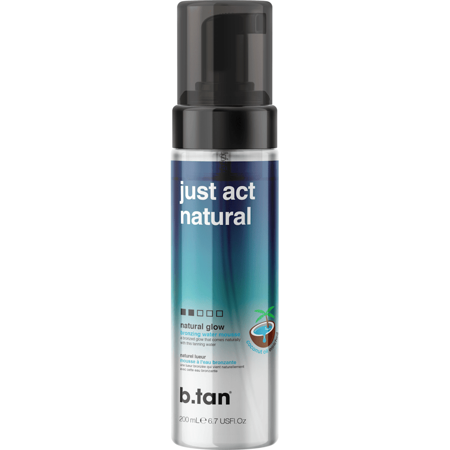 b.tan Natural Glow Bronzing Water Mousse 200mL - just act natural
