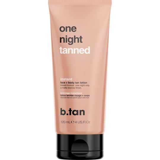 b.tan Face + Body Tan Lotion 12mL - one night tanned 