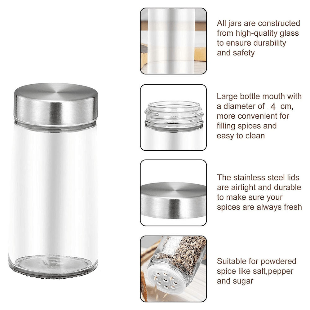 Standing 20-Jar Countertop Spice Rack with handle