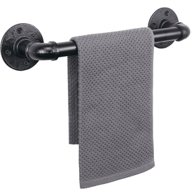 Industrial Pipe Towel Bar - 40cm