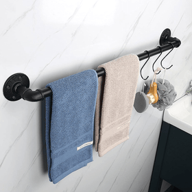 Industrial Pipe Towel Bar - 80cm