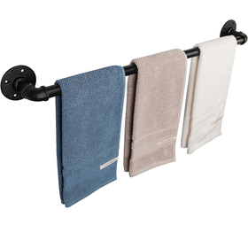 Industrial Pipe Towel Bar - 110cm