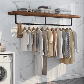 Industrial Pipe Clothes Rack - 200cm