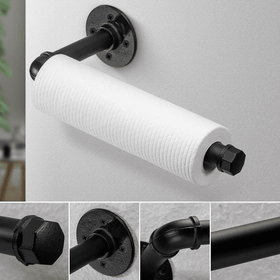 Industrial Pipe Kitchen Paper Towel Holder