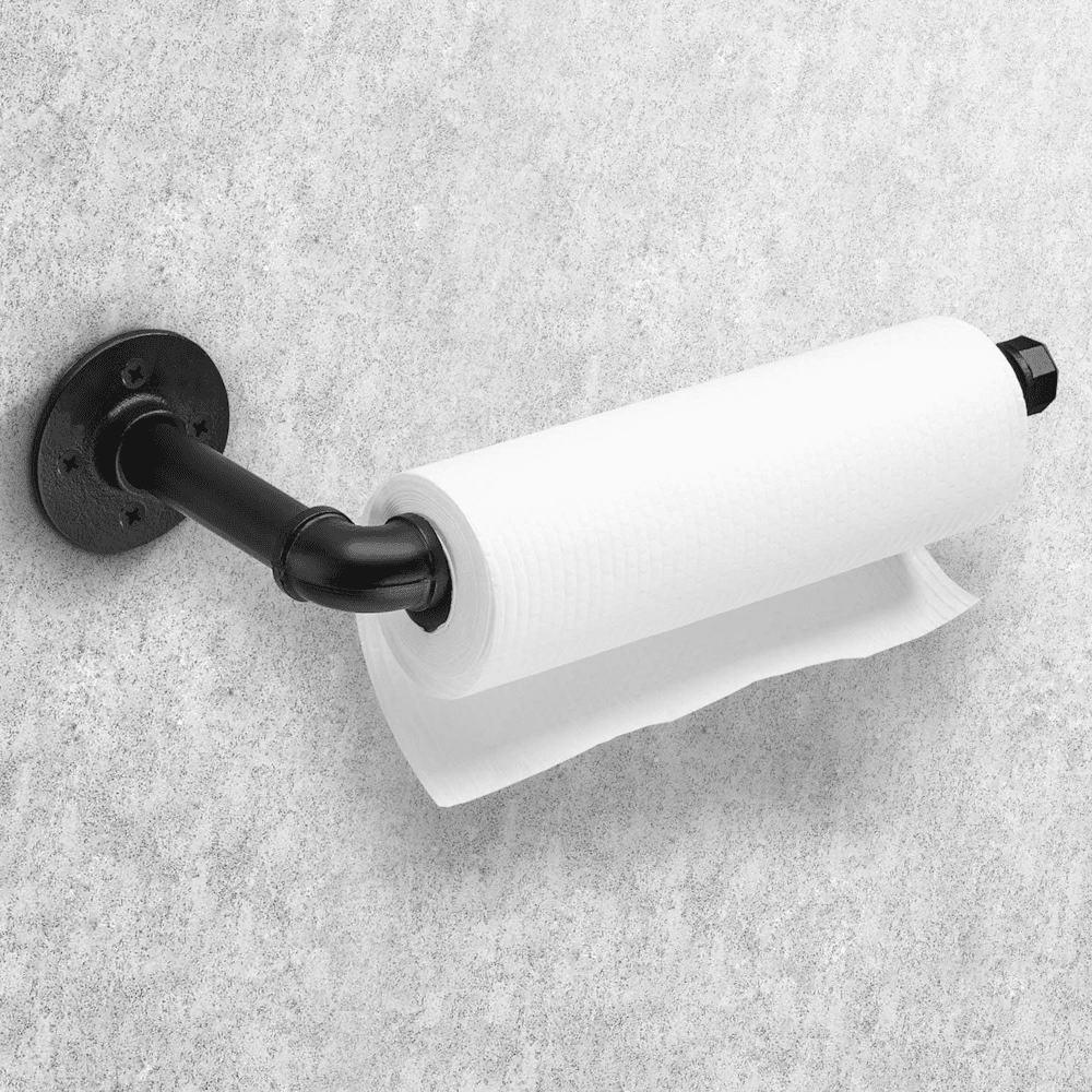 Industrial Pipe Kitchen Paper Towel Holder