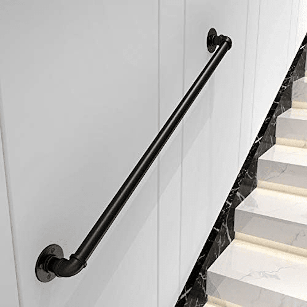 Industrial Pipe Stair Handrail - 95cm