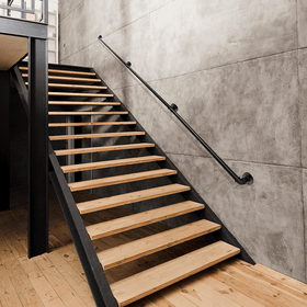 Industrial Pipe Stair Handrail - 265cm