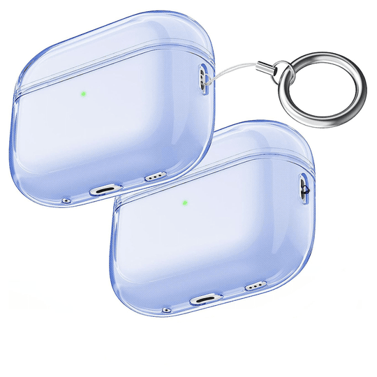 Compatible Airpods Pro2 Case - Clear Blue