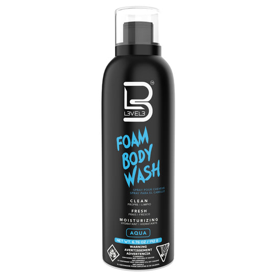 L3VEL3 Foam Body Wash for Men 192g - Aqua