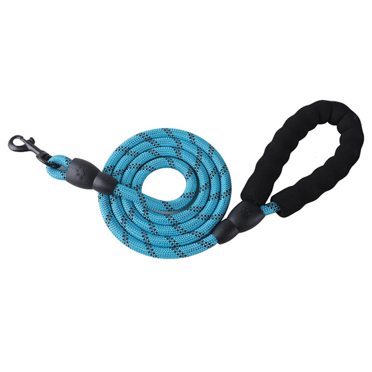 Reflective Rope Dog Leash 150cm - Blue