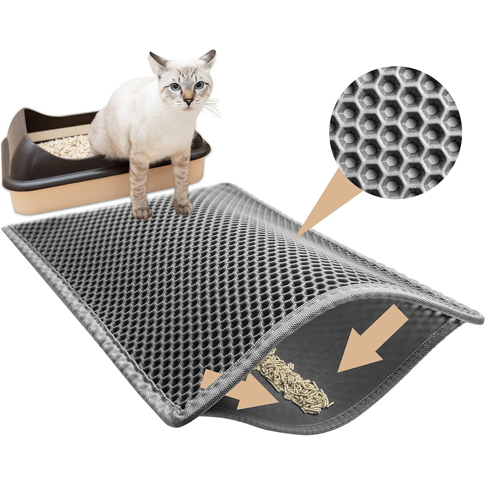 Cat Litter Trapper 75x55 cm - Grey
