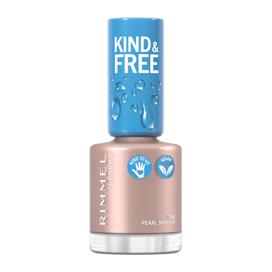 Rimmel London KIND & FREE Plant-Based Nail Polish - 160 Pearl Shimmer