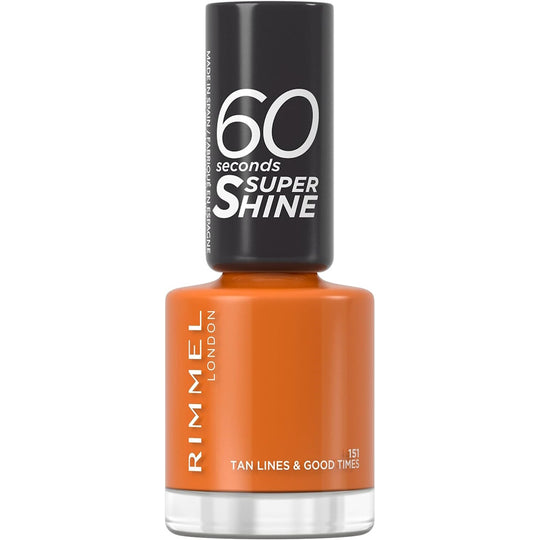 Rimmel London 60 Seconds Super Shine Nail Polish - 151 Tan Lines & Good Times