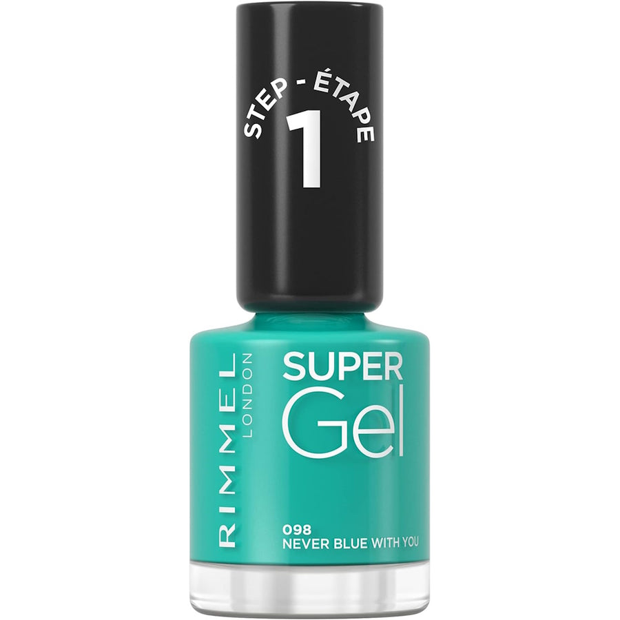 Rimmel London Super Gel Nail Polish - 098 Never Blue With You