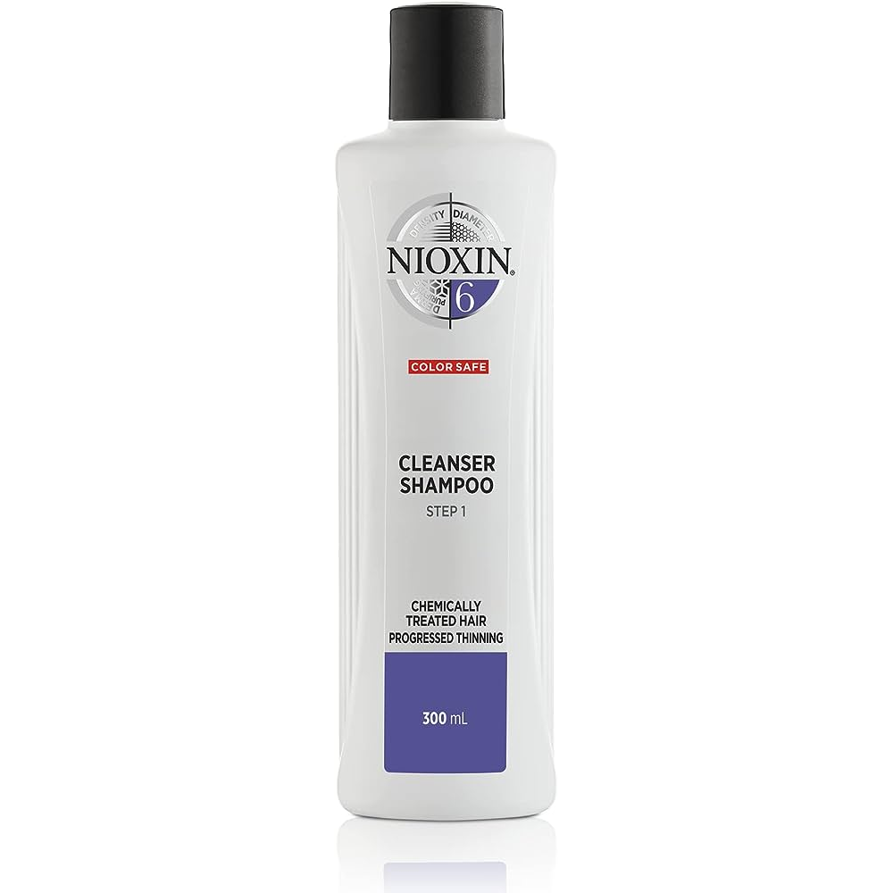 NIOXIN System 6 Cleanser Shampoo for Chemically Treated Hair with Progressed Thinning