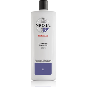 NIOXIN System 6 Cleanser Shampoo for Chemically Treated Hair with Progressed Thinning