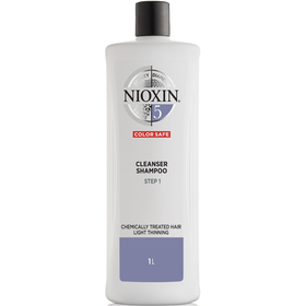 NIOXIN System 5 Cleanser Shampoo for Chemically Treated Hair with Light Thinning
