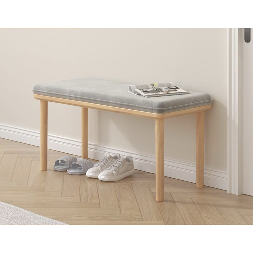 Shoe Rack Bench for Entryway - 100cm