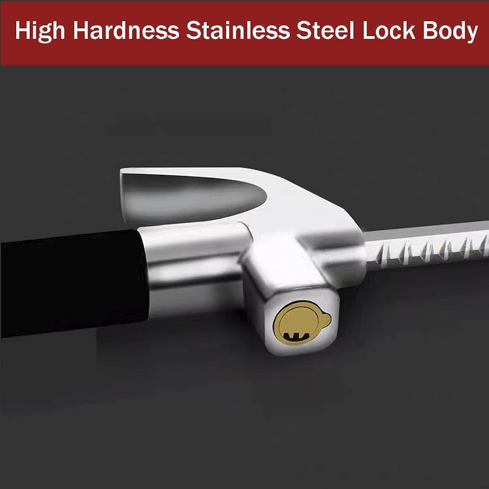 Anti-Theft Lock Device Adjustable Double Hook