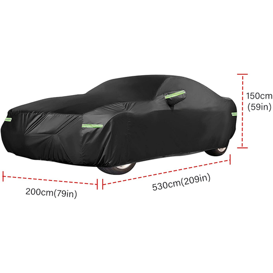 All-Weather Heavy Duty Car Cover for Sedans 4.9M