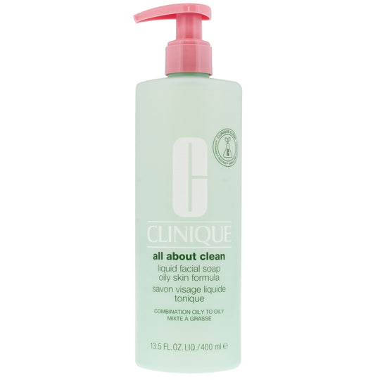 CLINIQUE All About Clean Liquid Facial Soap 400mL - Oily Skin Formula
