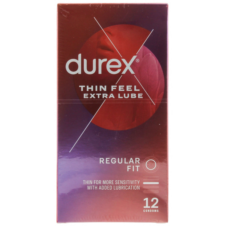 durex Thin Feel Extra Lube Condoms 12's - Regular Fit
